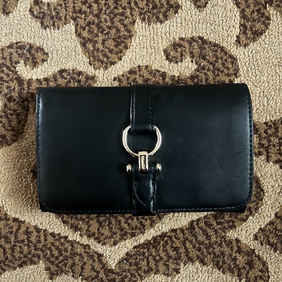 COACH Black Leather Wallet - Picture 1 of 3